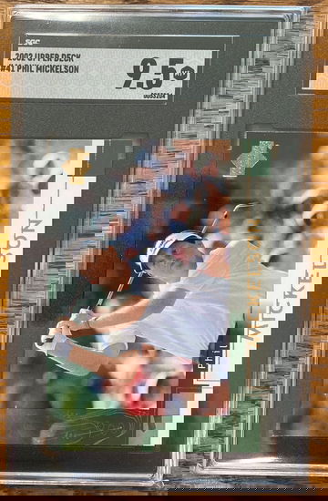2002 Upper Deck Phil Mickelson RC SGC 9.5 Mint+