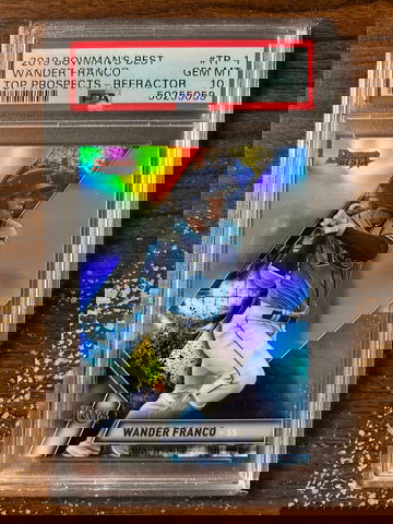 2019 Bowman’s Best TP-1 Wander Franco Top Prospects-Refractor PSA 10