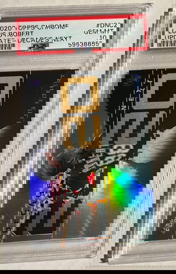 2020 Topps Chrome Update  Luis Robert Decade’s Next RC Rookie Card PSA 10 Low POP