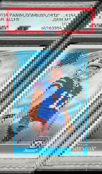 2018 Donruss Optic Josh Allen Rookie PSA 10