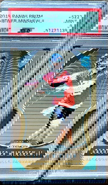 2019 GARDNER MINSHEW II Panini Prizm PSA 9 Mint Rookie RC #322