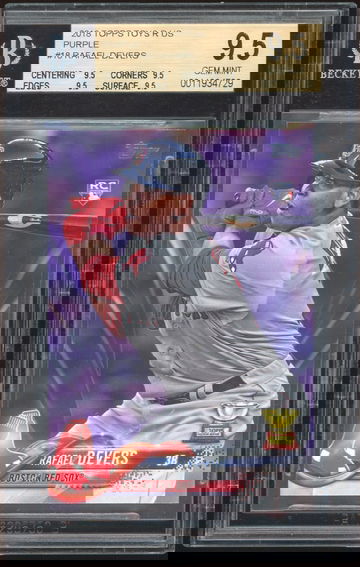 2018 Topps Rafael Devers Toys R Us purple pop 2