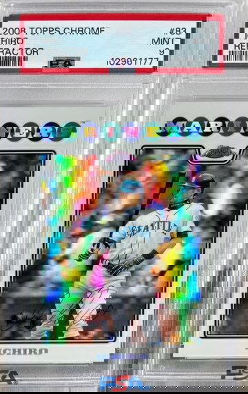 2008 Topps Chrome Ichiro #83 Refractor PSA 9 | Seattle Mariners