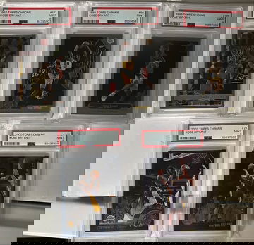 1997 Kobe Bryant Topps Chrome Psa 9