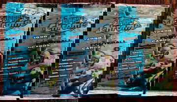 No Reserve ~ 3 Hobby Packs 1998 Topps Chrome Football Factory Sealed ~ Look For PEYTON MANNING & MOSS Refractor RC