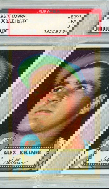 1952 Topps Alex Kellner #201 PSA 5 P1264