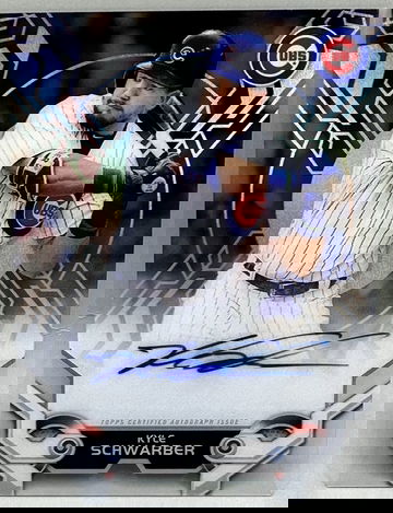 2019 Topps High Tek Kyle Schwarber Certified Auto #HTA-KS Autograph