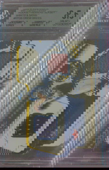 2001 Fleer Focus Shorts and Skins Rookie Premiere Jersey 03/50 Drew Brees