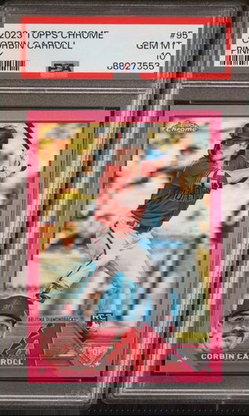2023 Topps Chrome Corbin Carroll Pink #95 PSA 10 [BL-3B.38]