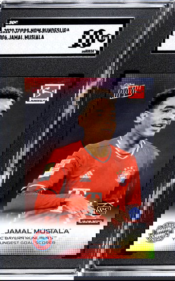 2020 Topps Now Bundesliga Jamal Musiala SGC 10 Gem Mint #006
