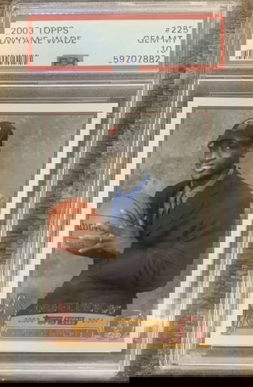 2003 Topps Dwyane Wade PSA10 Rookie