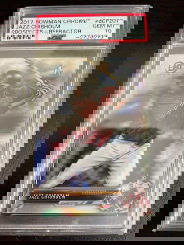 Jazz Chisholm 2017 Bowman Chrome - 1st Refractor 222/499