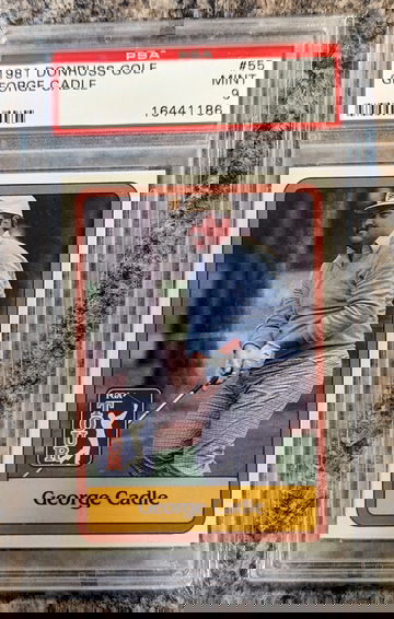 1981 Donruss George Cadle PSA 9 Golf