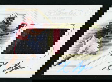 2024 Panini Flawless Collegiate Xavier Legette #150 RC Rookie Patch Auto /25