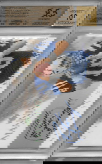 2003 Upper Deck Peyton Manning Ultimate Signatures #USPM BGS 9.5 Gem Mint