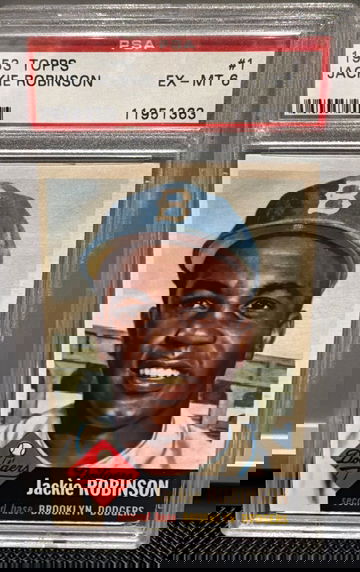 1953 TOPPS JACKIE ROBINSON PSA 6