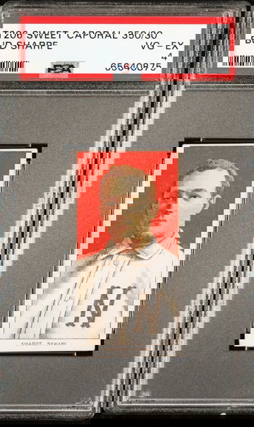 PSA 4 - 1909-11 T206 BUD SHARPE - Sweet Caporal 350/30 - Factory No 30