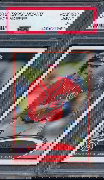 2012 Topps Update #US183 Bryce Harper RC ROOKIE PSA 9