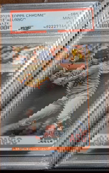 2019 Topps Chrome Update Pete Alonso RC PSA 9