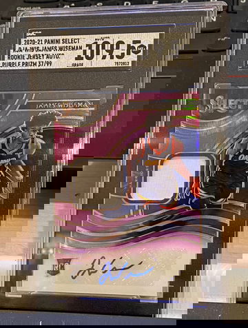 James Wiseman Select RPA Purple /99 SGC 9.5