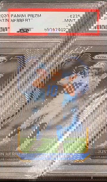 2020 Prizm Justin Herbert Rookie PSA 10