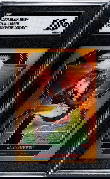 2021 Panini Prizm Orange A.J. Green #74 /249 SGC 10