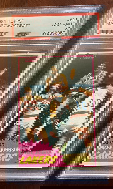 1981 Topps Magic Johnson #21