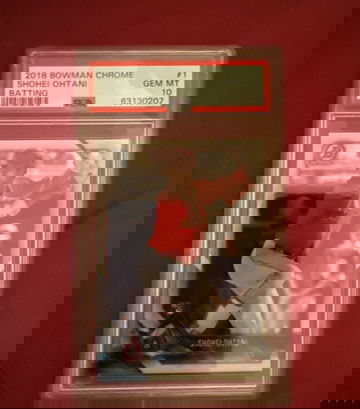 2018 Bowman Chrome Shohei Ohtani Batting PSA 10