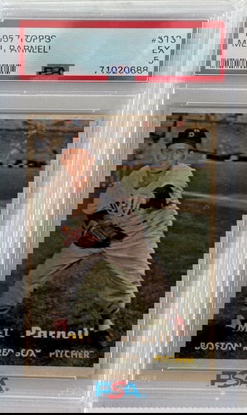 1957 Topps Mel Parnell PSA 5