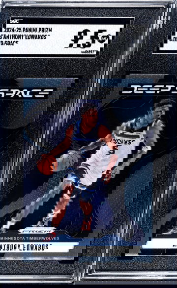 2024-25 Panini Prizm #3 Anthony Edwards Deep Space SGC 9.5