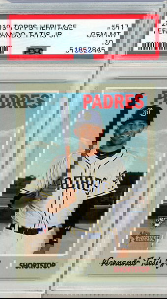 2019 Topps Heritage Fernando Tatis Jr PSA 10