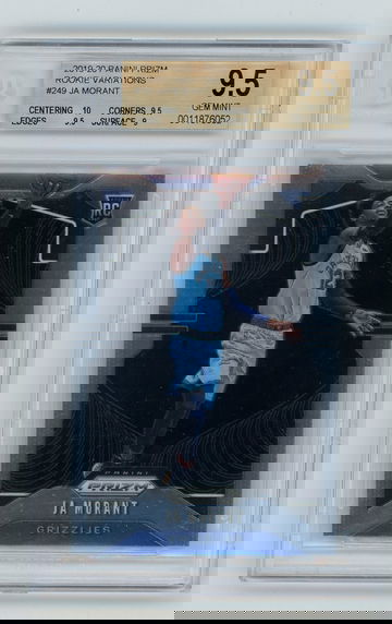 2019 Ja Morant Prizm variation BGS 9.5