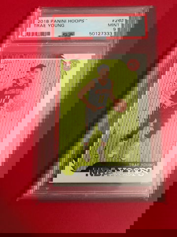 Panini nba hoop trae young rookie psa 9