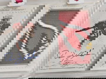 David Johnson rpa /99 National Treasures  full Cardinal head