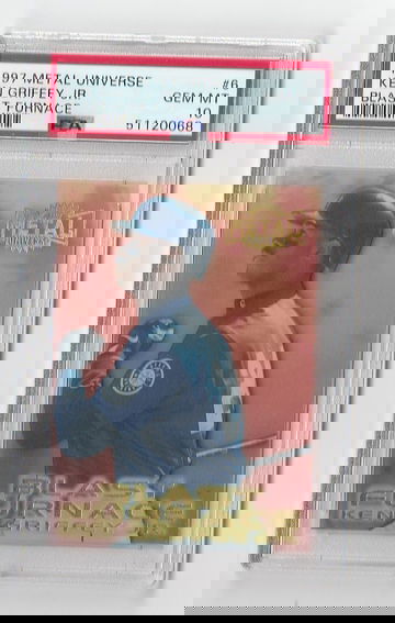 PSA 10 GEM MINT  1997 METAL UNIVERSE KEN GRIFFEY JR BLAST FURNACE #6