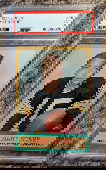 1963 Topps Bart Starr PSA 5 Centered