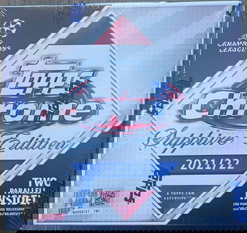 Lot of 3 2021/2022 Topps Chrome UEFA Champions League Sapphire Edition Hobby Box