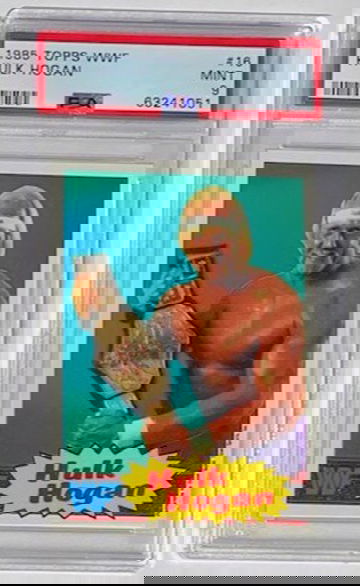 1985 Topps WWF #16 - Hulk Hogan PSA 9 Mint