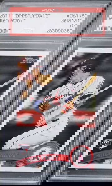 PSA 10 - 2011 TOPPS UPDATE MIKE TROUT RC #US175