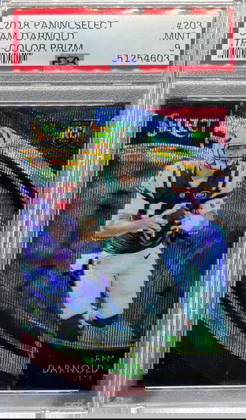 2018 Select Sam Darnold Field Level Tri Color /99