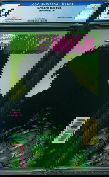 INCREDIBLE HULK #466, CGC 9.4 NM