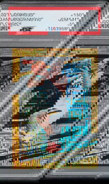 2021 PANINI DONRUSS CHOICE BOJAN BOGDANOVIC GOLD SP /10 #190 PSA 10