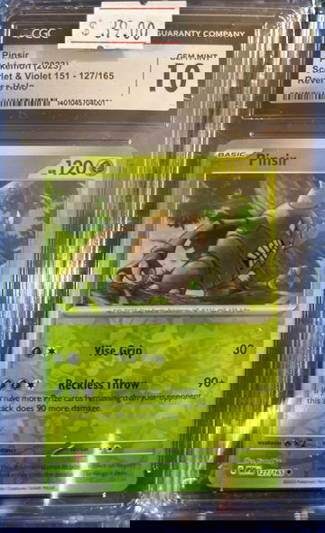 2023 Pokémon Pinsir S&V 151 127/165 Reverse Holo CGC 10 Gem Mint
