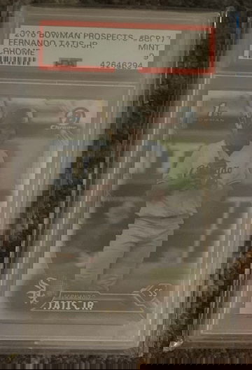 Fernando Tatis Jr. Bowman Chrome Prospects #BCP17 PSA 9