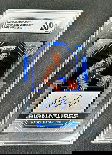 2022 Paolo Banchero Panini Prizm Rookie Signatures Auto SGC 10 Autograph RC