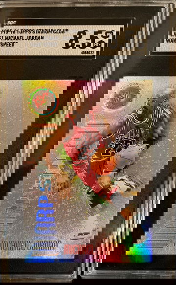 1995-96 Topps Stadium Club Warp Speed #WS1 Michael Jordan SGC 8.5