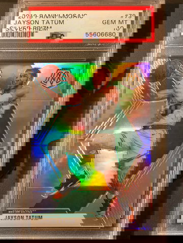 2019-20 Panini Mosaic Jayson Tatum Silver Prizm #79 PSA 10 Boston Celtics