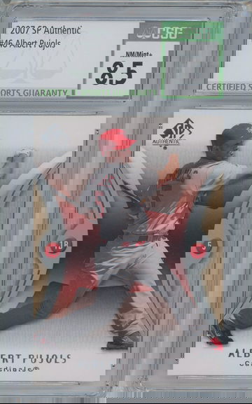 2007 SP Authentic Albert Pujols #46 CSG 8.5 NM/MT+