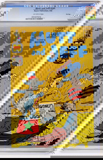 MUTT AND JEFF #145, CGC 9.4 NM