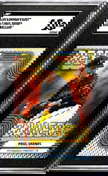 2024 Bowman's Best #BB-3 Paul Skenes Best Ballers SGC 10